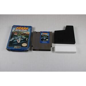 Al Unser Jr.'s Turbo Racing (Nintendo, 1990, NES) Authentic, w/ box, sleeve
